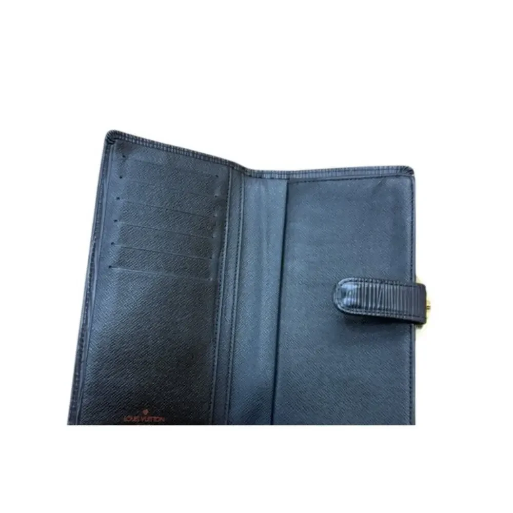 Louis Vuitton Long Black Epi Long Wallet